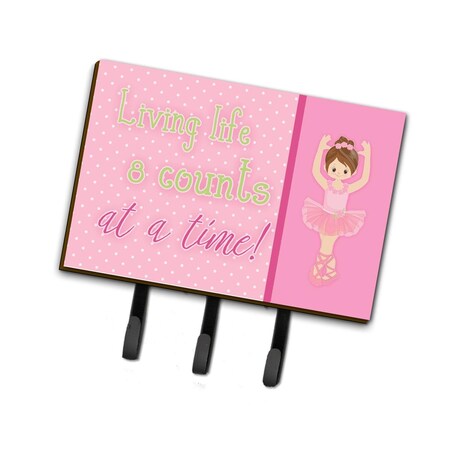 Carolines Treasures Ballet in 8 Counts Brunette Leash or Key Holder BB5396TH68